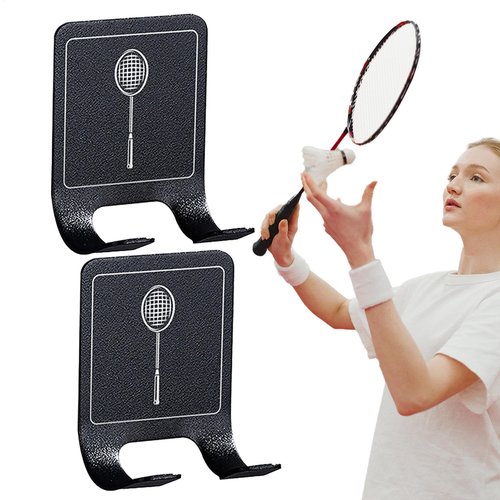 Tennis Racket Storage Rack - Wall Mount Holder for Paddles and Sports Equipment - Space-Efficient Display Stand for Garage, Gym, and Home Organization