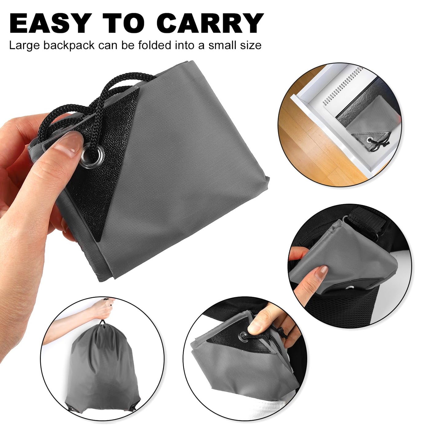 GoodtoU 100Pcs Draw String Back Bag, 20 Color Large Capacity Drawstring Backpack Printable Drawstring Bags Bulk for Sports, Travel, Team, Swimming, Beach