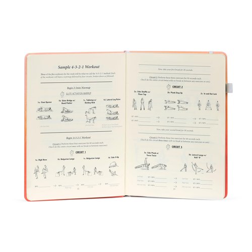 Badass Body Goals: Booty Shaping & Resistance Training Fitness Journal. 10-Week Circuit Training & Personal Resistance Training Program and Fitness Planner by Jennifer Cohen & Habit Nest.