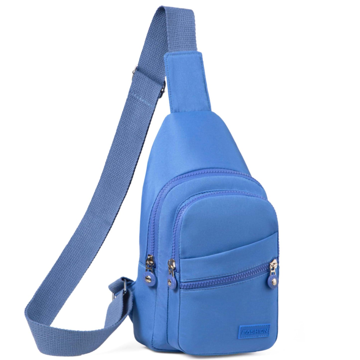 Banelu Small Sling Backpack Crossbody Bags for Women Men, Small Sling Bag Cross Body Bag Fanny Packs Crossbody Purses - Blue