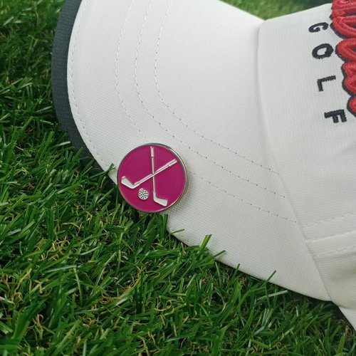GOLTERS Golf Ball Markers with Hat Clips Value Sets for Men Women Golfer, Removable Attaches Easily to Golf Cap Premium Gifts (Golf Club)