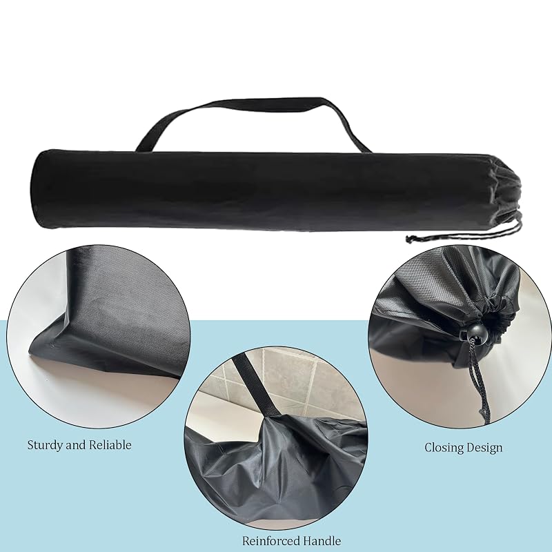 3Pcs Camping Chair Replacement Bags - 100x30cm Drawstring Carry Bags for Folding Chairs (Black) - 0.8 x 7.5 x 5.5 Inches Variation