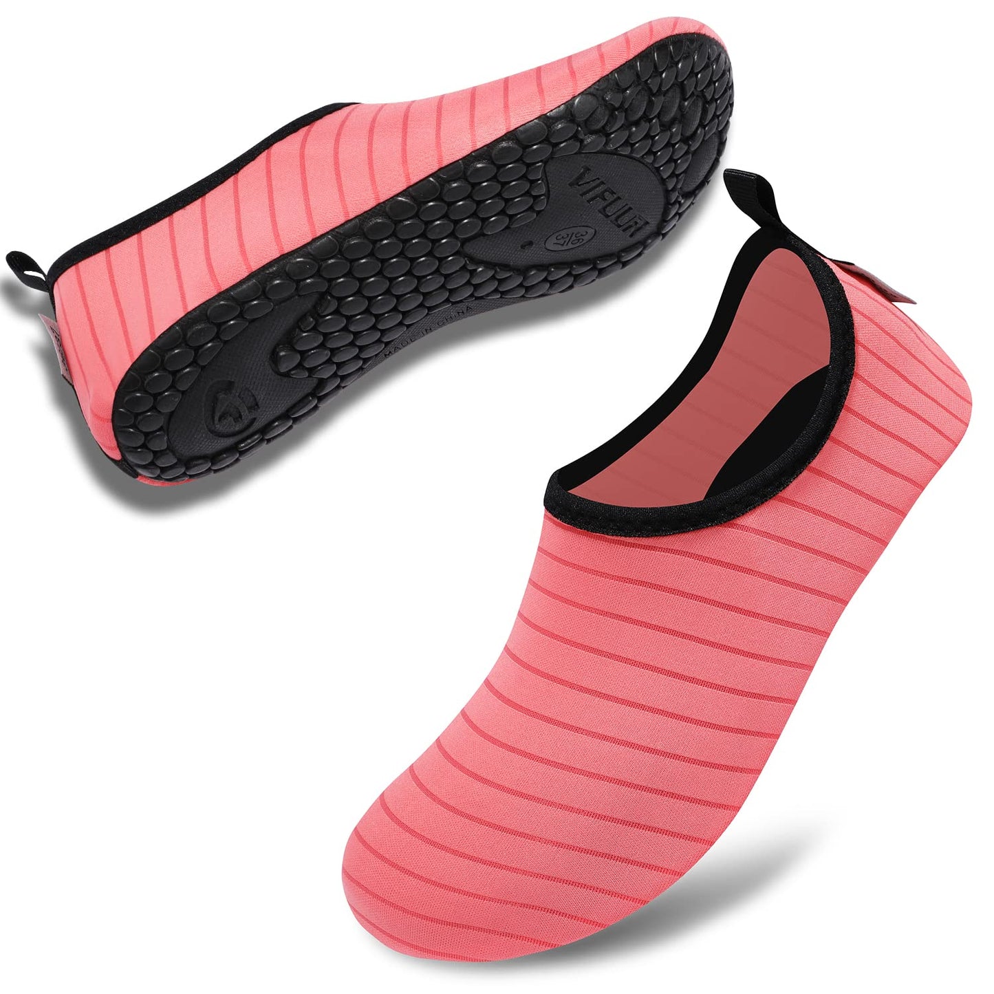 VIFUUR Water Sports Unisex Shoes Pink - 5.5-6.5 W US/ 4.5-5.5 M US (36-37)