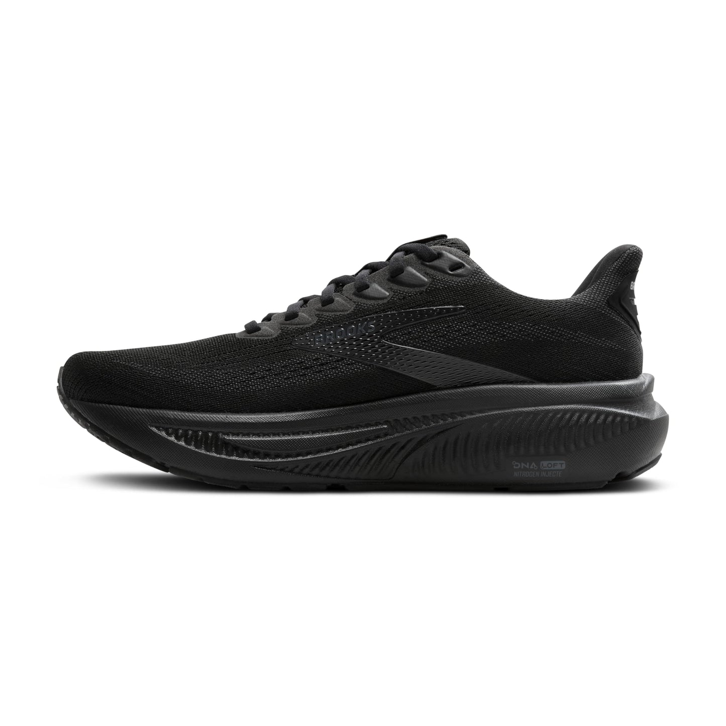 Brooks Women’s Ghost 17 Neutral Running Shoe - Black/Black/Ebony - 7.5 Wide