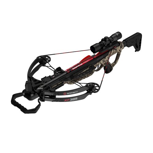 Barnett Explorer XP385 Veil Camo Hunting Crossbow - Fast, Lightweight, Compact, Premium Crossbow with Adjustable Buttstock, Triggertech Trigger, Rope Hold Groove, Side Mount Quiver