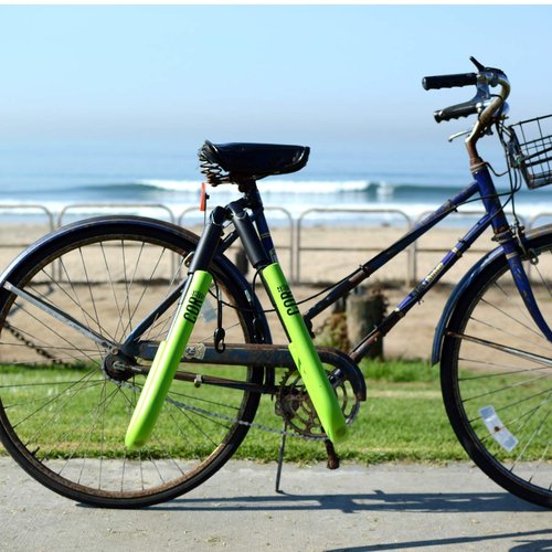 Surfboard Bike Rack | Adjustable Surfboard Bicycle Carrier Surfing Holder | Easily Attaches to Bike Seat by COR Surf
