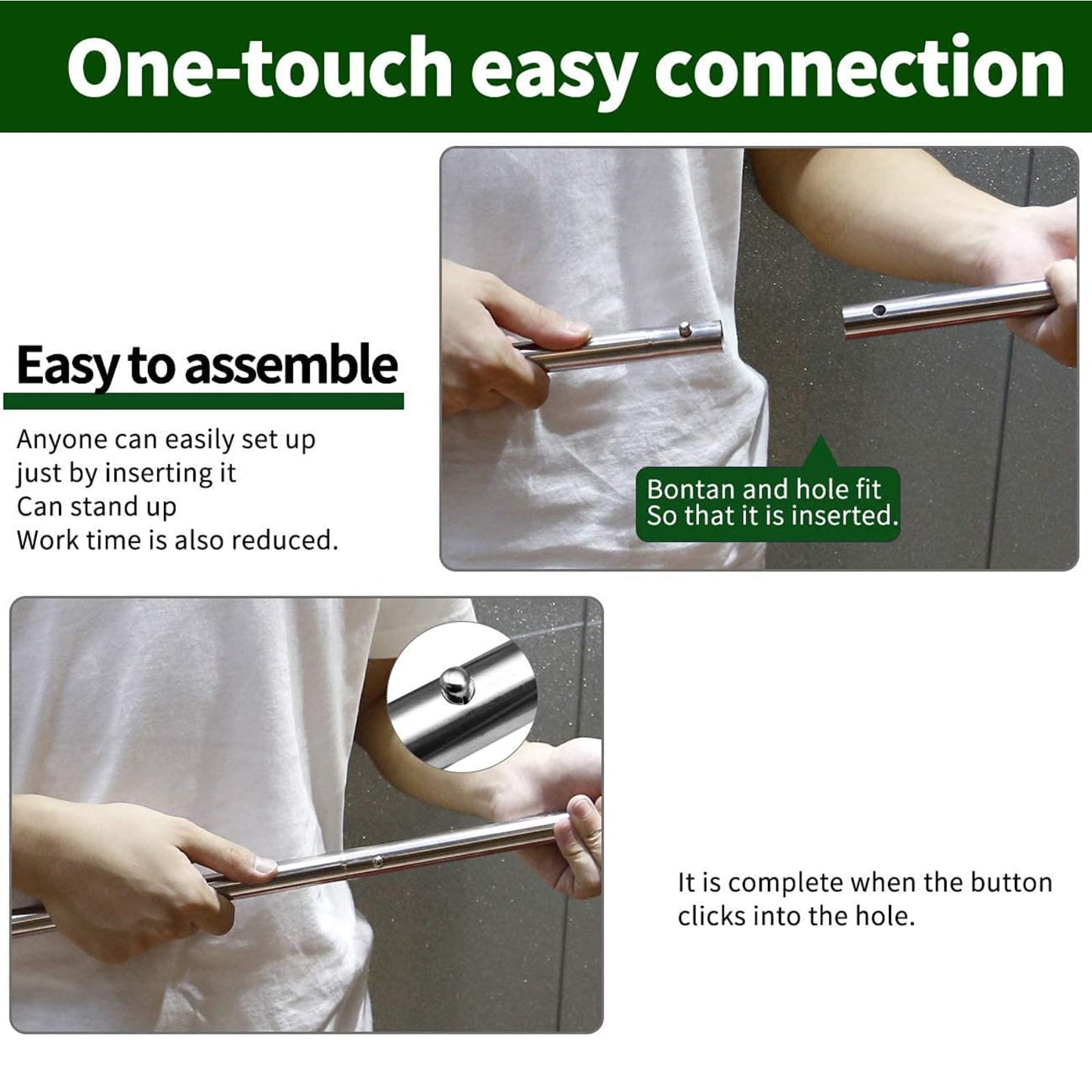 SANLIKE Telescopic Tarp Poles, Adjustable Tent Poles for Camping Hiking