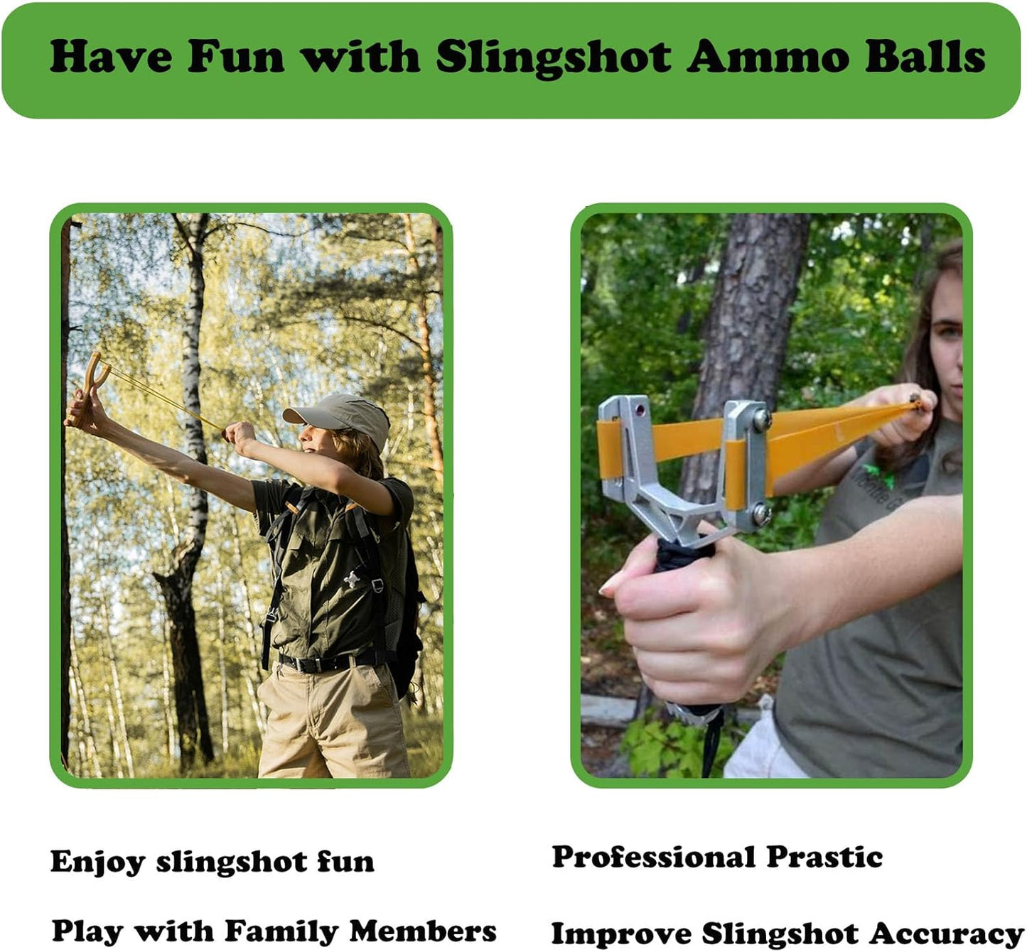 1/2 Inch Slingshot Ammo, 1000pcs Extra Large Magnetic Biodegradable Clay Sling Shot Ammo Ball 0.50" Caliber (12mm - 13mm) for Hunting and Target Practice