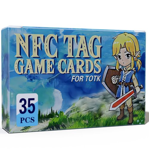 35Pcs NFC Mini Eow & TOTK & BOTW Cards Now Including The 4 New Sages Cards - with Iron Box(New)