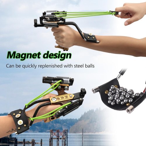 MVAIXZG Sling Shot for Adult，Wrist Rocket Hunting Slingshot??Powerful Tactical Accessories, Powerful Tactical Accessories, Ammo for Target Practice & Outdoor Adventures