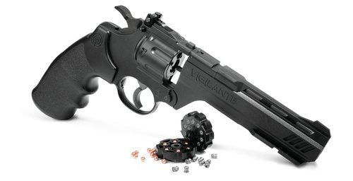 Crosman CCP8B2 Vigilante CO2 .177-Caliber Pellet/ BB Revolver Black 8.75 x 3.50 x 13.50"