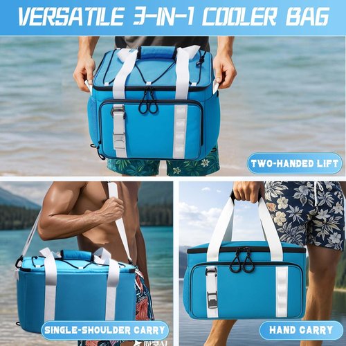 Waterproof Paddle Board Cooler, Cooler Deck Bag with Top Mesh Pocket,Premium Paddle Board Accessories, Paddleboard Sup Cooler Bag for Beach Outings, Camping Trips, Kayaking, Travel & Outdoor Parties