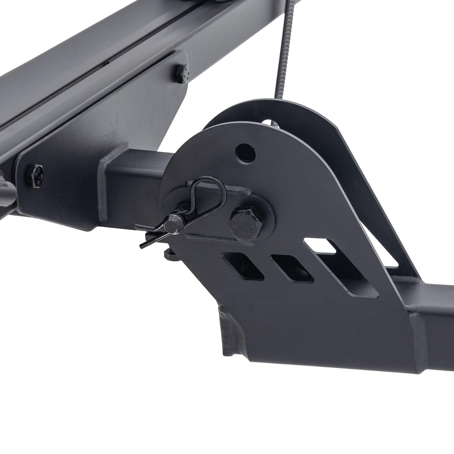 Elevate Outdoor Hitch-Mounted Platform Bike Rack with Ramp for Ebikes and Fat Tire Bikes - 2 Bikes - 200 lbs. Capacity