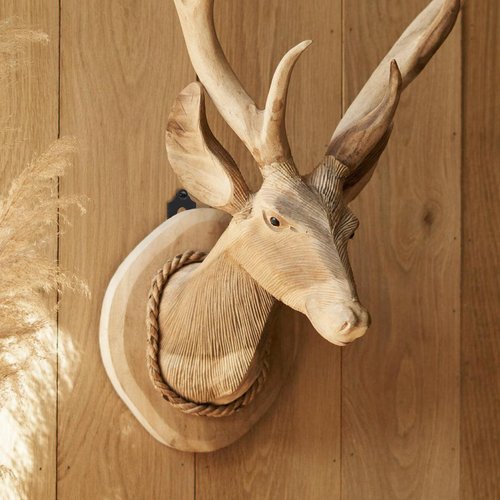 Qonutoci European Mount Skull Hanger - 12 Pack 4.1"x1.4" Deer Hanger, Heavy-Duty Rustproof Hooks for Deer, Antelope, Coyote & Small Game Taxidermy, Easy to Install, Indoor/Outdoor Use