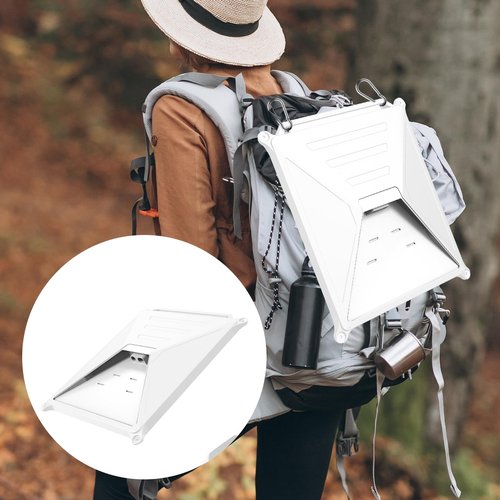 Starlink Mini Protective Cover & Hard Case with 4 Suction Cups + 2 Carabiners - Shockproof Silicone Cover for Star Link Mini, Waterproof Lightweight Travel Accessories (White)