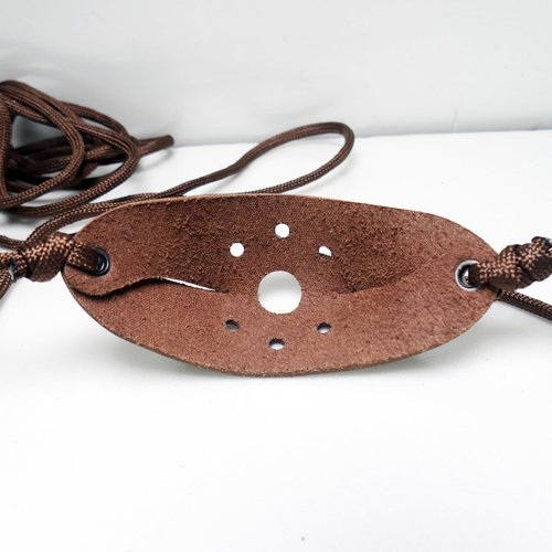 Leather Shepherd Strap Handmade Umbrella Rope Shepherd Strap Thrower Stone Old Style Slingshot
