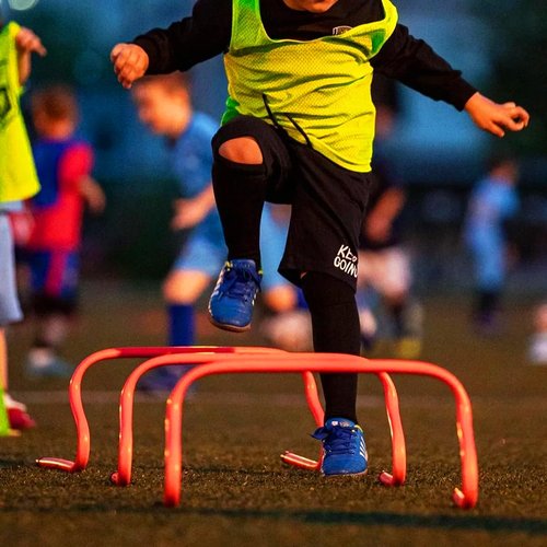 ASelected 6 Pack Hurdles Training Equipment 6 inch Agility Hurdles for Agility Training, Mini Speed Hurdles Wickets Track and Field, Speed Training Equipment for Soccer Basketball Hurdle Training