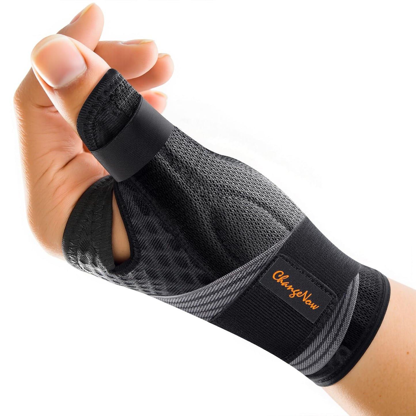 Medical-Grade Thumb Brace for Right & Left Hand,[Upgraded Breathable & Support] Thumb Spica Splint for Pain Relief, Adjustable Thumb Stabilizer for Arthritis, De Quervain's Tenosynovitis, Sprains, Trigger Finger, M
