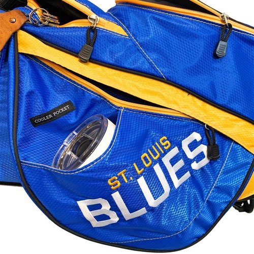 Team Golf NCAA Florida Gators Fairway Golf Stand Bag Fairway Golf Stand Bag, Lightweight, 14-way Top, Spring Action Stand, Insulated Cooler Pocket, Padded Strap, Umbrella Holder & Removable Rain Hood
