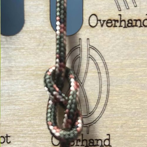 Learn Knot Training Board Kit,16 Popular Knots Practice Board with Guide,Hands-On Paracord Knot Tying Training Tool for Survival, Camping & Outdoor Skills (3, mid)
