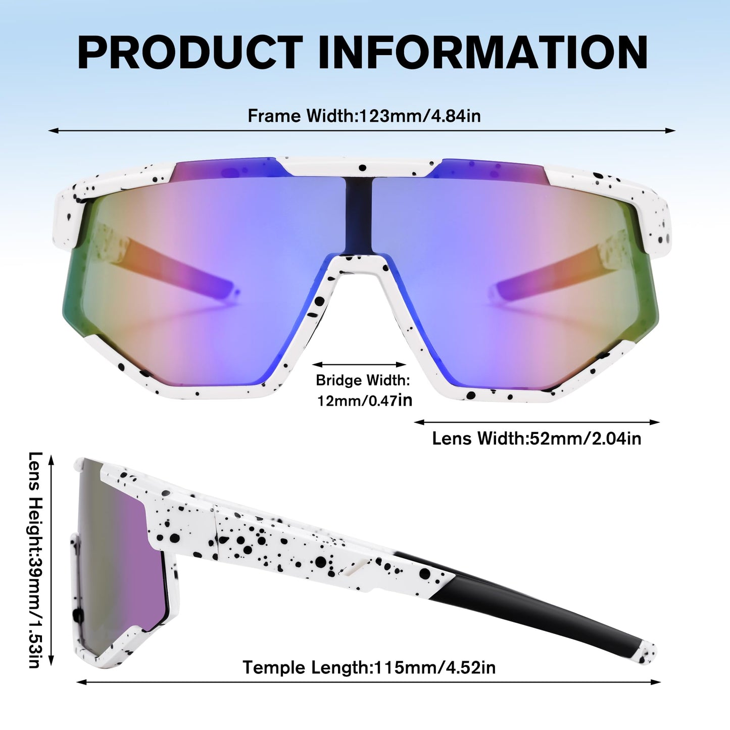 Pro Acme Kids Baseball Sunglasses Polarized Youth Baseball Sunglasses Unbreakable Sports Sun Glasses for Boys Girls Age 6-12