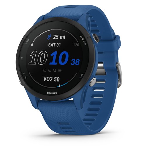 Garmin Forerunner® 255, GPS Running Smartwatch, Advanced Insights, Long-Lasting Battery, Tidal Blue (Renewed)