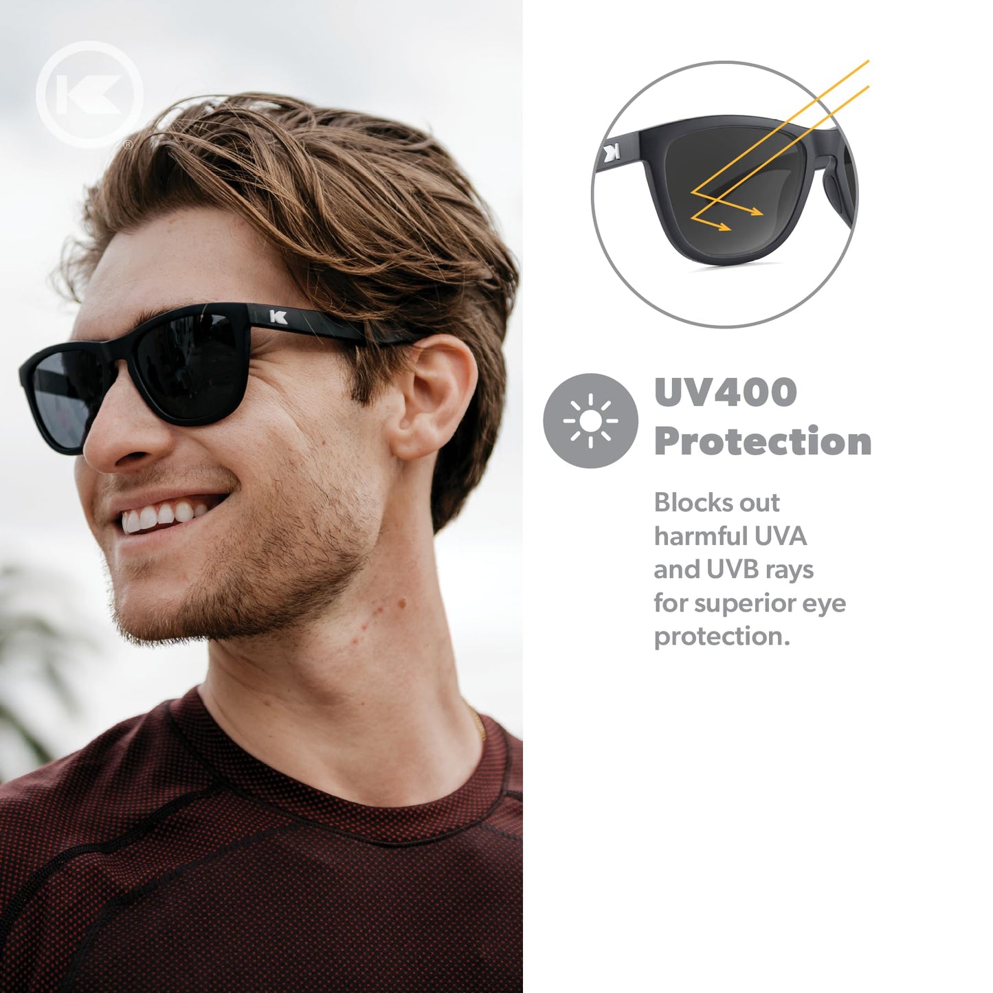 Knockaround Premiums Polarized Sunglasses for Men & Women - UV400 Protection