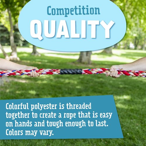 Squirrel Products 30’ Tug of War Battle Rope - Active Outdoor Fun for All Ages