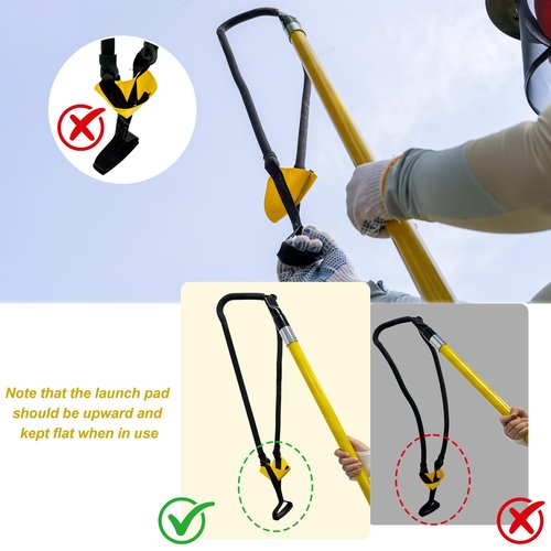 TGrasol Sling Shot Arborist Equipment Throwline Launcher Starter Kit High-Accuracy Tree Trimming & Line Placement