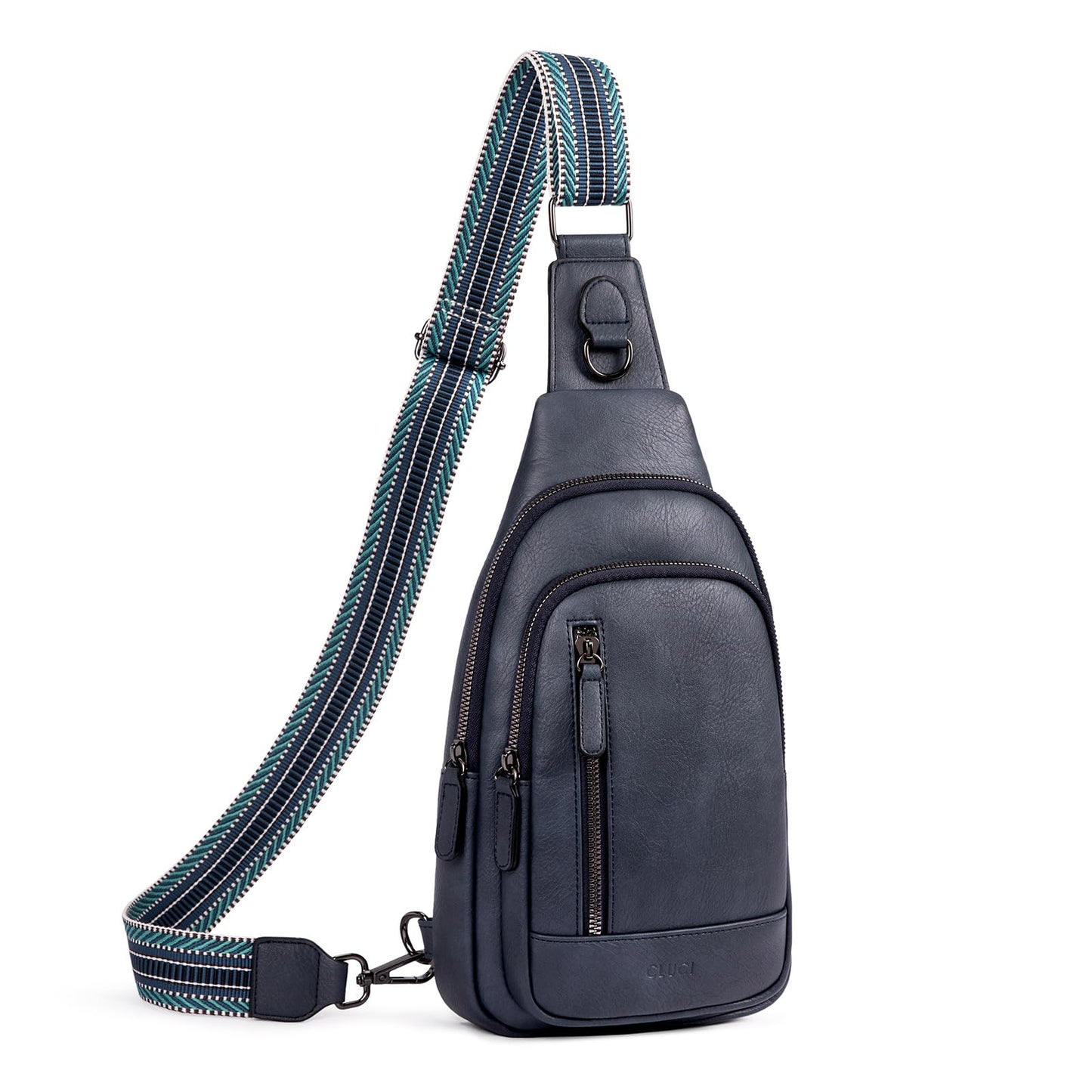 CLUCI Crossbody Bags for Women Men,Leather Sling Bag Cross Body Backpack for Woman Gifts for Women Birthday Unique