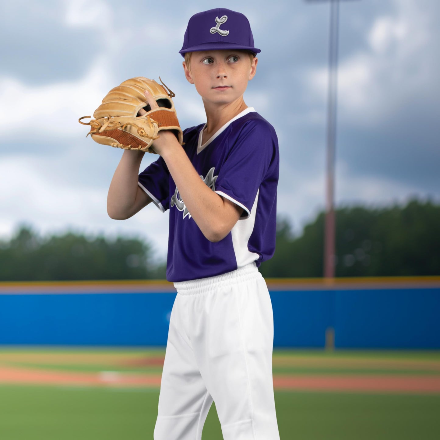Augusta Sportswear Youth Gamer Pull-Up Baseball Pant White XL