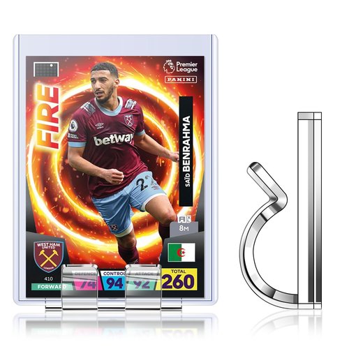 Baseball Cards Display Wall Mount 24 Pack, Acrylic Trading Cards Display for Wall