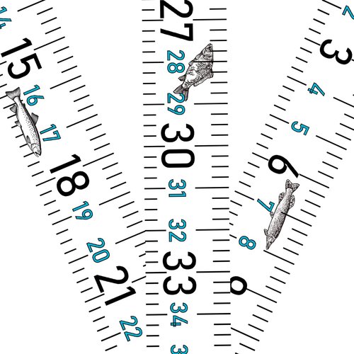 51 Inch Fish Measuring Tape Sticker for Boat 3Pcs Waterproof Self Adhesive Fishing Ruler for Boat Fishing Rod Kayak Accessories Cooler Workbench (White Ruler)