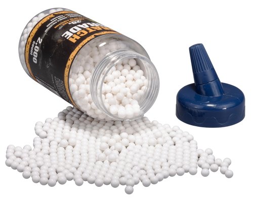 Game Face SAP2020E Match Grade 6mm .20-Gram White Biodegradable Airsoft BBs (2000-Count)