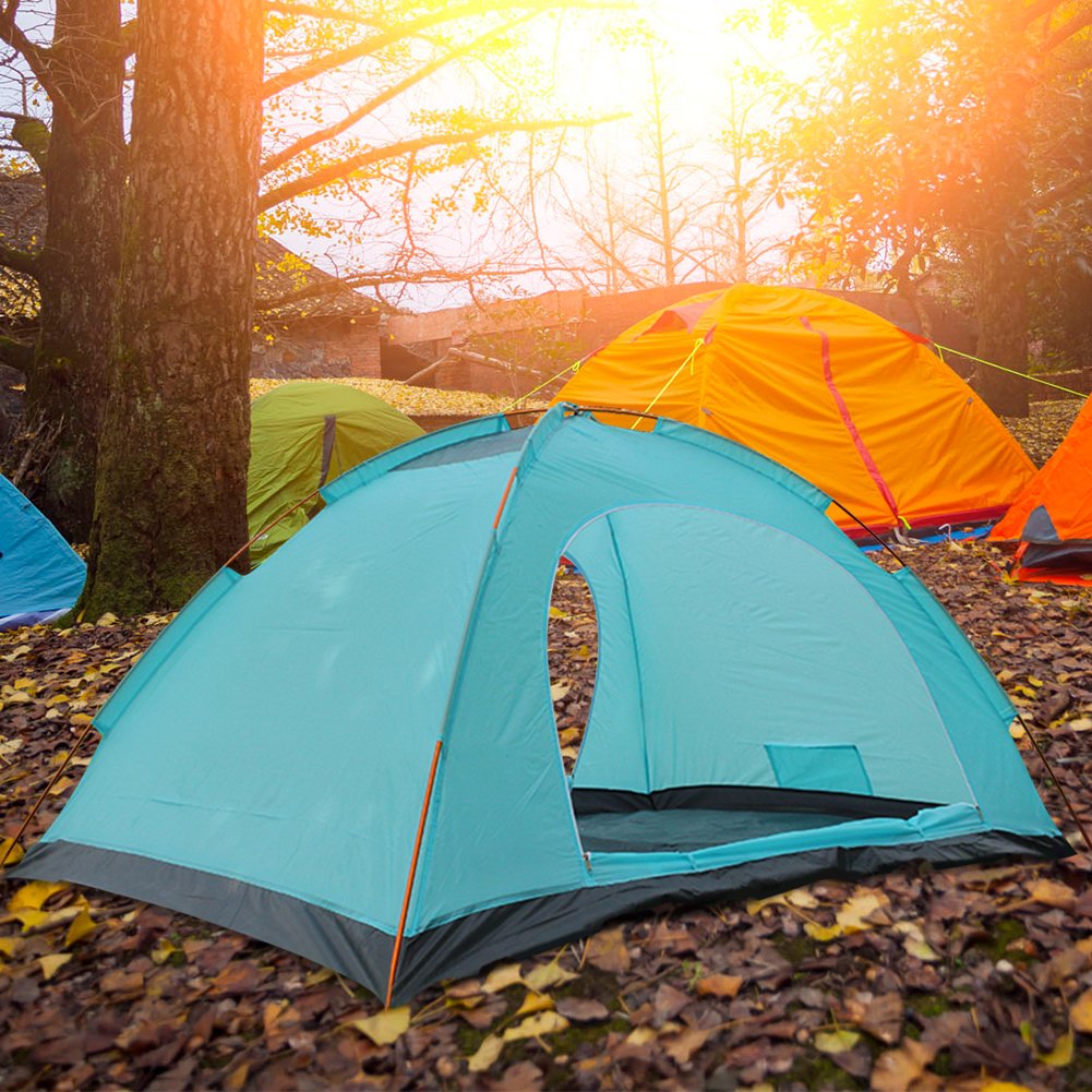 Aluminum Alloy Tent Poles Replacement, 2pcs Lightweight Aluminum Tent Pole, for Camping Hiking, Durable Collapsible Tent Poles, 142 inch/pc
