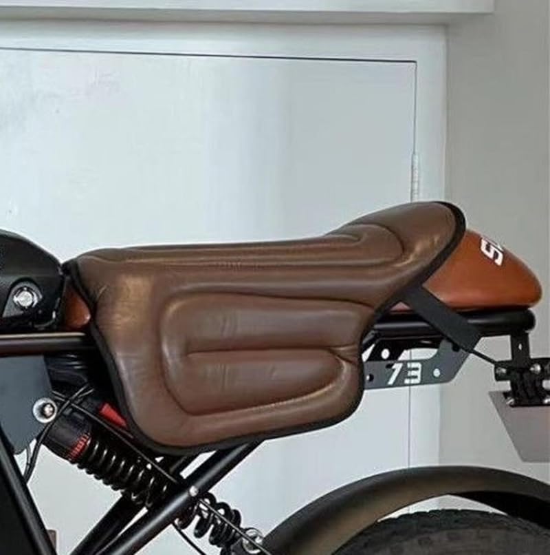 Brown 50x40cm Western Saddle Tush Cushion Pad, Shock Absorbing Saddle Pad