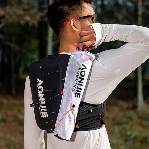 AONIJIE Trekking Pole Pouch Waterproof Hiking Poles Storage Bag for Backpacks & Running Vests Lightweight (25-White, One Size)
