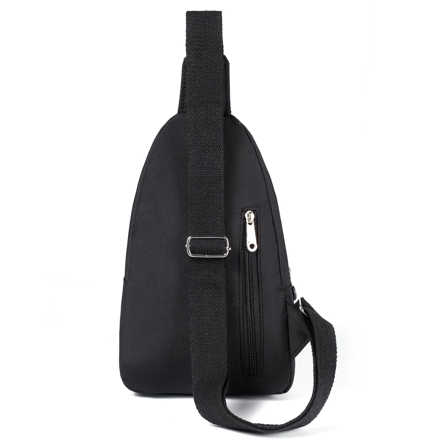 BAOU Small Sling Backpack Crossbody Sling Bag for Women, Chest Bag Daypack Fanny Pack Cross Body Bag for Travel Hiking Outdoors - Black