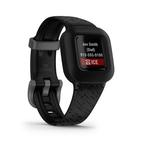 Garmin vívofit® jr. 3 Kids Fitness Tracker, Black Cosmic, Up to 1 Year Battery Life, Swim-Friendly, Activity Unlocks Adventure