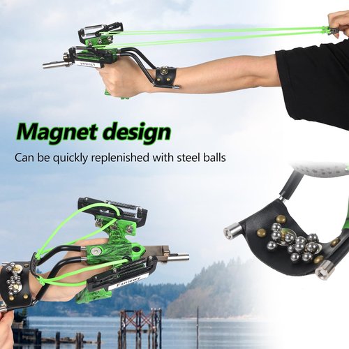 MVAIXZG Sling Shot for Adult，Wrist Rocket Hunting Slingshot?‚Professional slingshots for Adults?‚Shooting Practice and Fans of Wrist Slingshot，Ammo for Target Practice & Outdoor Adventures