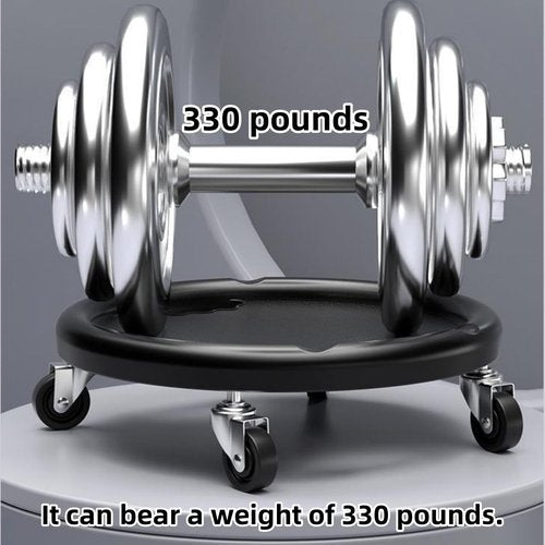Ab Roller Wheel,Portable Women's Multifunctional Abdominal Wheel Board with Mat,360° Rotation, for Beginners or Professionals to do Full-Body Fat-Burning Abdominal Exercises in the Gym or at Home (Black)