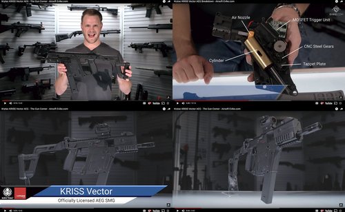 Evike Airsoft - KRYTAC G30 95rd Mag for Kriss Vector AEG Airsoft (Color: Black/Single Mag)