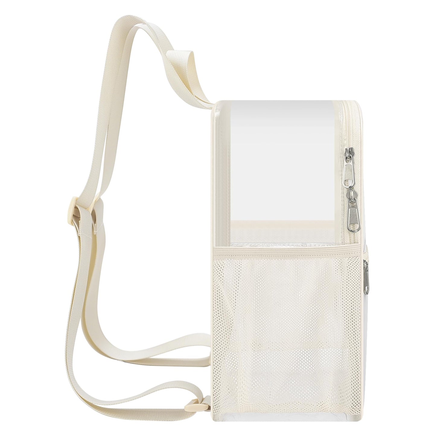 Oraben Clear Backpack Stadium Approved, Celar Bag 12 x 6 x 11 in, Small Transparent Backpack for Concerts, Sports Events, Festivals, Travel, Waterproof, Adjustable Straps