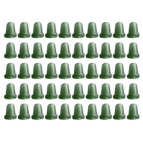 JUUNthy 50Pcs Carp Fishing Hook Stoppers Rubber Shank Beads Accessories Holder Rig Stop Hookbeads Carp Fishing Terminals Tackle