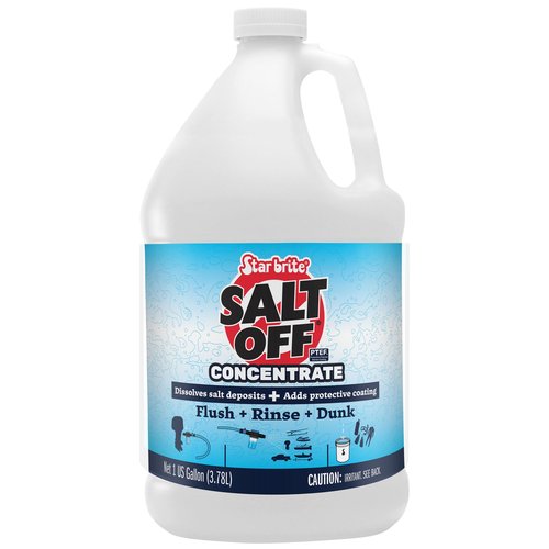 STAR BRITE Salt Off Spray - Ready-To-Use Salt Remover Wash for Boats, Vehicles, Trailers and Fishing Gear - 128 Ounce Gallon
