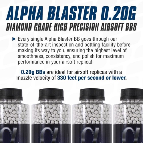 ASG Alpha Blaster Airsoft BB's 0.20g 3300pcs.