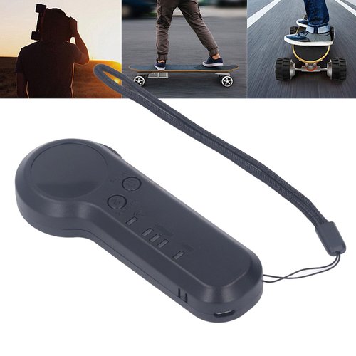 Electric Skateboard Remote Control, 2.4GHz to 2.5GHz ISM Universal Longboard Remote Control Handheld Smart Wireless Remote Replacement for Skateboard Controller