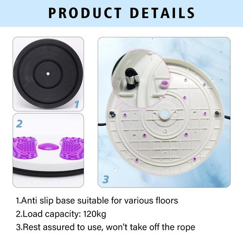 Ab Twist Waist Disc Board,Waist Twisting Machine,Waist Trainer Twisting Disc, Ab Twister Board,Waist Twister,Twist Exercise Machine for Home Fitness