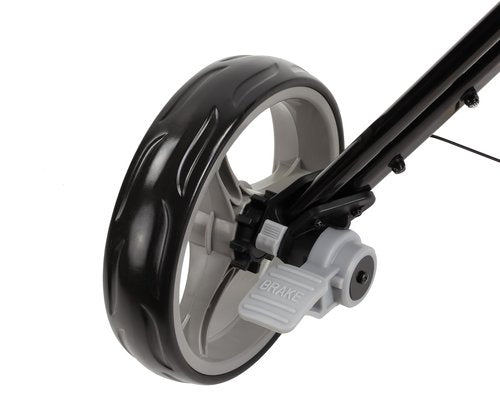 Qwik Fold 3 Wheel Push Pull Golf Cart - Patented one Second cart Open and Close Technology for Easiest Operation, Convenient Brake System, Durable Frame Design...