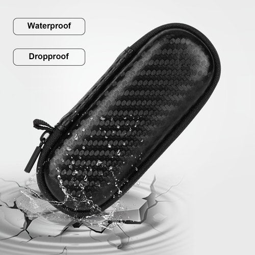 Glamgen Case for Kardiamobile EKG Monitor, Compatible with Kardia Mobile EKG Heart Monitor, Hard Travel Box for Alivecor Kardiamobile 6L & 6L Max, Pill Box and Carabiner Clip Included